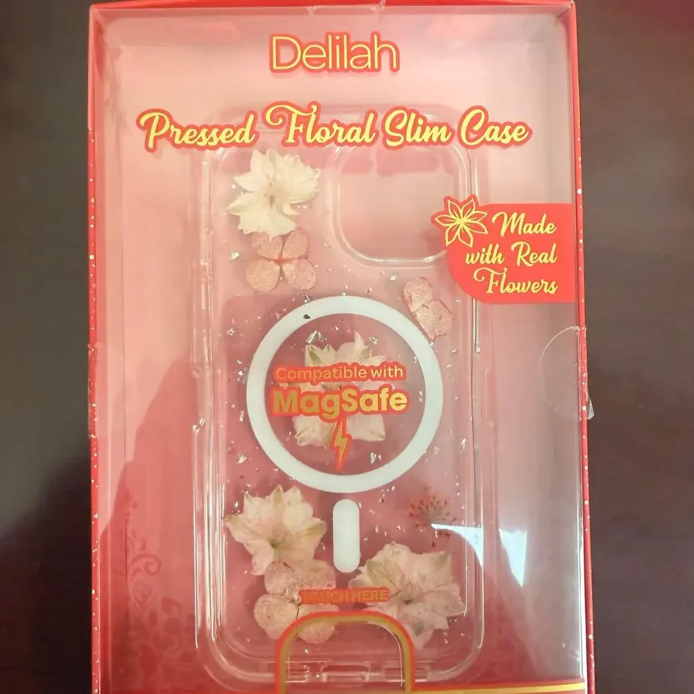 Floral iPhone 14/15 Case (NEW - opened box but unused)